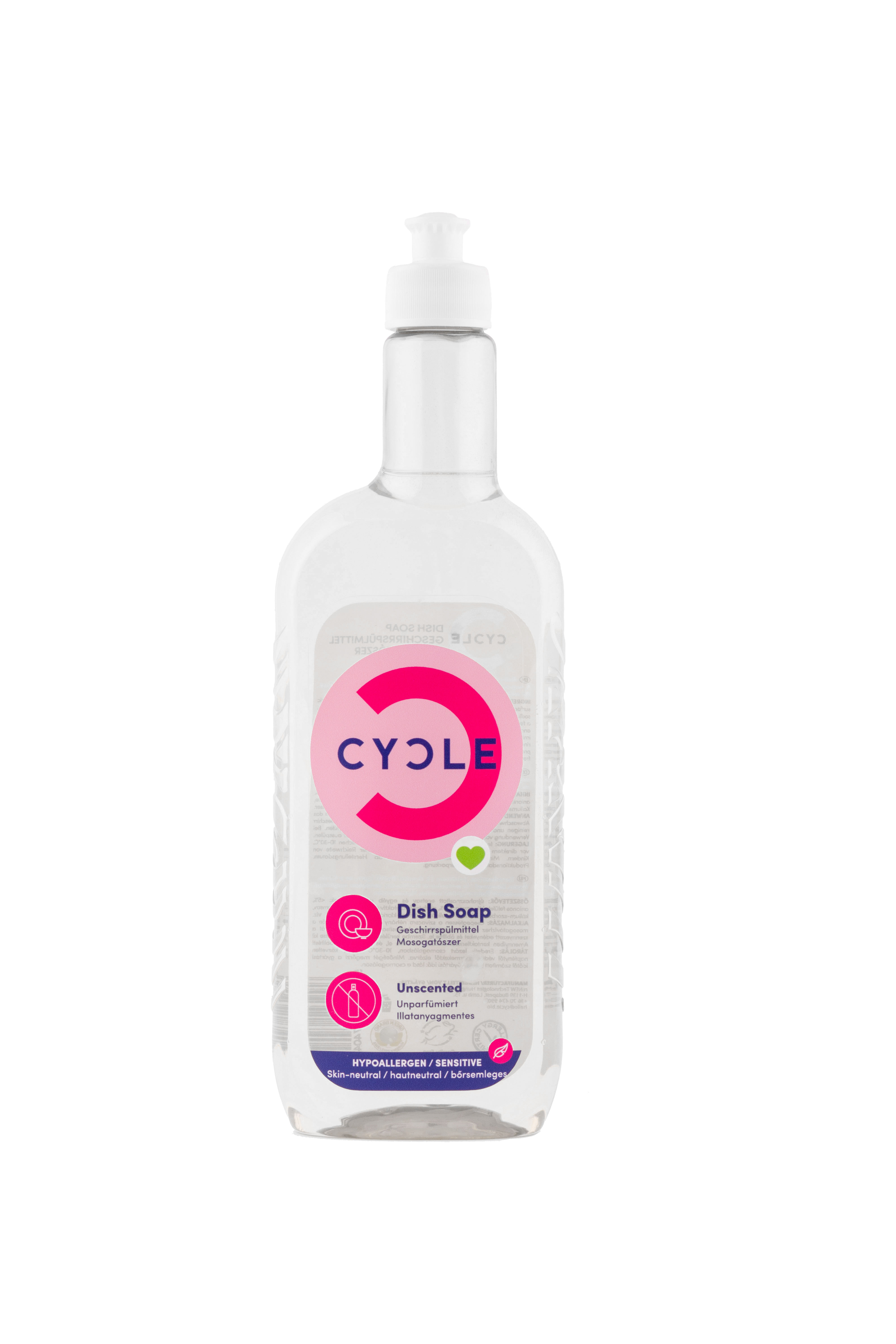 CYCLE Mosogatószer (500ml, illatmentes)